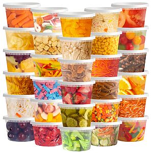 50-Count TashiBox 16-Oz  Food Storage Deli Meal Prep Containers w/ Lids $13.18 + Free Shipping w/ Prime or on $35+