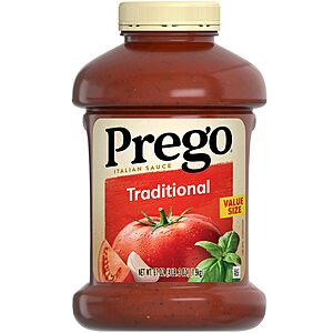 67-Ounce Prego Traditional Pasta Sauce alt=