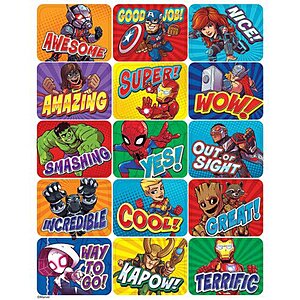 120-Count Eureka Marvel Super Hero Adventure Stickers (Success) $3.53 + Free Shipping w/ Prime or on $35