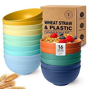 Wheat Straw Bowl Set