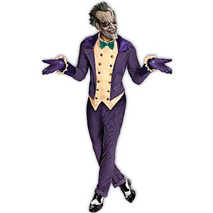 Rubie's Men's Batman Arkham City Joker Costume (Standard Size) $10.87 + Free Shipping w/ Prime or on $35