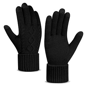 Loiyadn Women’s Touchscreen Gloves (Black) $3.19 + Free Shipping w/ Prime or on $35