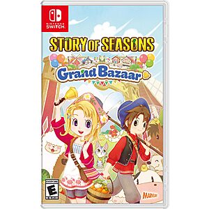 XSEED Games Story of Seasons: Grand Bazaar (Nintendo Switch) $30.10 