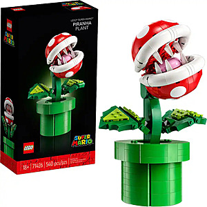 540-Piece LEGO Super Mario Piranha Plant Building Kit $42 + Free Shipping