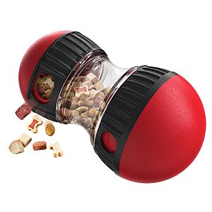 Interactive Dog Treat Dispensing Puzzle Ball Toy (Red) $5.99 + Free Shipping w/ Prime or on $35+