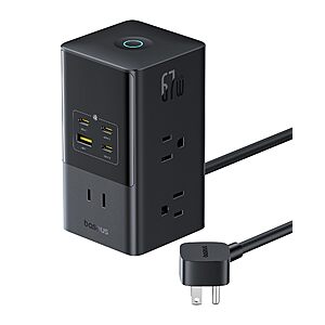 Baseus 67W GaN6 10-in-1 Charging Station w/ 1200J Surge Protection $28.48 + Free Shipping w/ Prime or on $35+