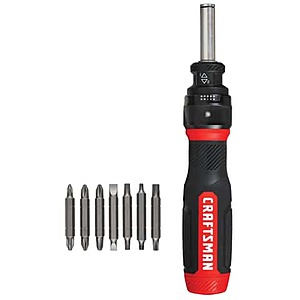 15-Piece Craftsman SpeedDrive Ratcheting Multi-Bit Screwdriver Set $17.99 + Free Store Pickup at Ace Hardware