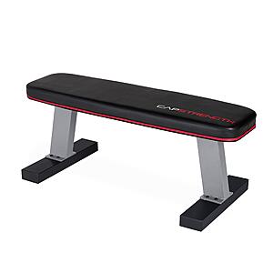 Cap Barbell Heavy Duty Flat Utility Bench (600 lbs. Capacity; Black/Gray) $50 + Free S&H