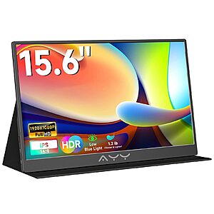 Prime Members: 15.6" memzuoix 1080P Portable IPS HDR Monitor $35 + Free S&H