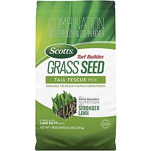 Scotts Turf Builder 5.6-Pound Tall Fescue Mix Grass Seed $19.08 w/ S&S + Free Shipping w/ Prime or on $35+