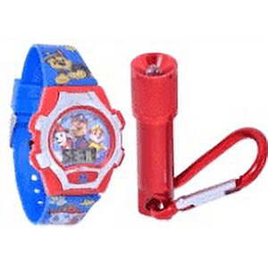 Nickelodeon Paw Patrol LCD Silicone Watch w/ Flashlight Set $4.00 + Free Shipping w/ Walmart+ or on $35+