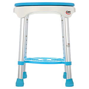 Carex EZ Bath & Shower Swivel Stool w/ Storage Tray from