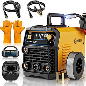 VIGRUE 140A 110V 3-in-1 MIG/Flux Core/Stick Welder Set $79 + Free S&H