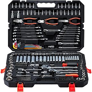 314-Piece VEVOR Mechanic Tool Set w/ Sockets, Wrenches & Storage Case $88.10 + Free S&H