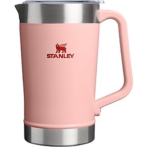 64-oz Stanley Stay-Chill Drink Pitcher w/ Lid (Peach Rose)