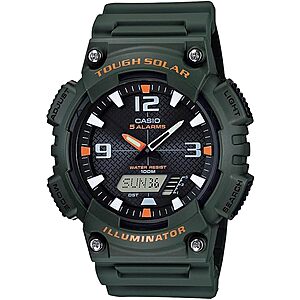48mm Casio AQS800W Series Analog Digital Watch (Green) $39 + Free S/H