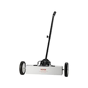 45-Lb VEVOR Rolling Magnetic Sweeper w/ Wheels $30 + Free S&H w/ Prime