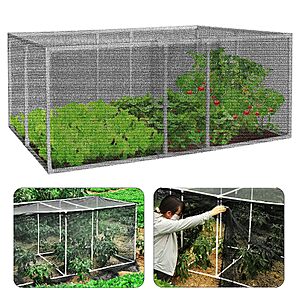 72" warmfarm Garden Plant Protection Cage w/ Mesh Netting for Vegetables & Fruit