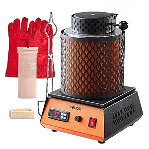 VEVOR 3kg 1350W Electric Melting Furnace $145.60 + Free S&H