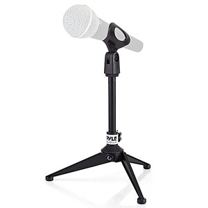 Pyle Adjustable Desktop Tripod Microphone Stand