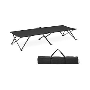 Amazon Basics Twin Folding Camping Cot (Black) $25 + Free S&H w/ Prime