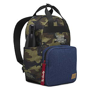 17" Levi Strauss Signature Men's Fashion Backpack (Camo/Denim)