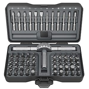 STREBITO 67-in-1 Magnetic Ratcheting Screwdriver Set