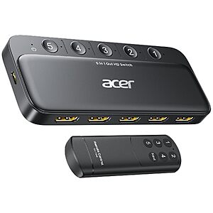Acer 5-in-1 HDMI 2.0 4K@60Hz Switch w/ Remote