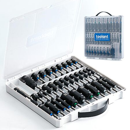 34-Piece Toolant Nut Driver Bit Set for $31.44!