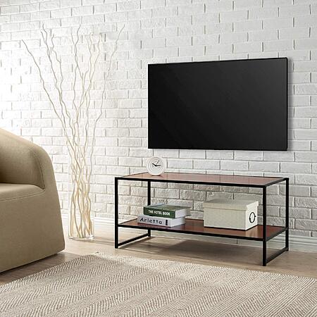 40" ZINUS TV Stand w/ Shelf (Red Mahogany) $25 + Free Shipping w/ Prime or on $35+
