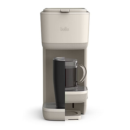 Bella Single Single Serve Coffee Maker w/ K-cup Adapter (Oatmilk) $17.99 + Free Shipping