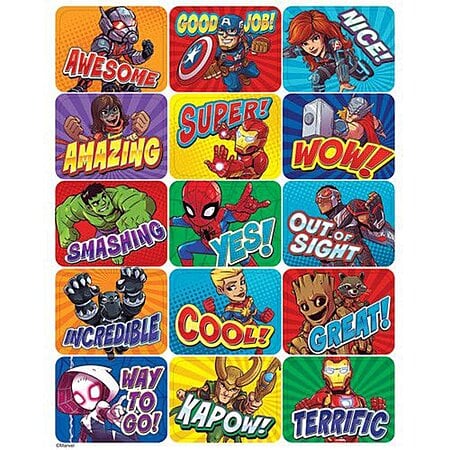 120-Count Eureka Marvel Super Hero Adventure Stickers (Success) $3.53 + Free Shipping w/ Prime or on $35+
