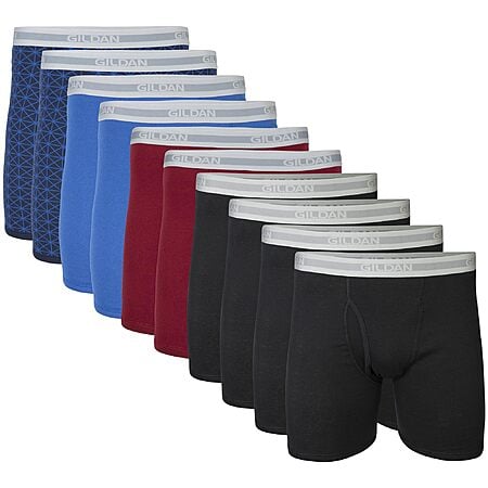 10-Pack Gildan 6" Inseam Men's Underwear Classic Length Boxer Briefs (Medium) $17.99 + Free Shipping w/ Prime or on $35+