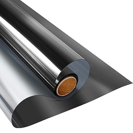 17.5" x 6.5' KESPEN One-Way Window Privacy Film Static Cling (Black/Silver) $5.94 + Free Shipping w/ Prime or on $35+