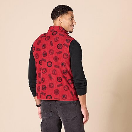 Amazon Essentials Disney Men's Polar Fleece Vests (Small): Marvel Logo $7.32, Star Wars Rebel $9.35 & More + Free Shipping w/ Prime or on $35+