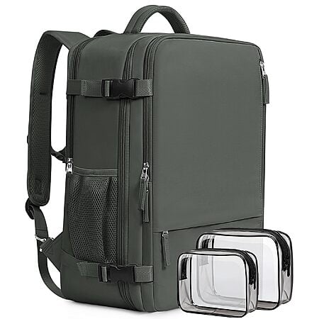 16" Beraliy Travel Waterproof Laptop Backpack (Olive Green) $19.99 + Free Shipping w/ Prime or on $35+