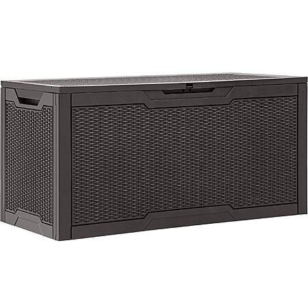 100-Gallon YITAHOME Resin Waterproof Outdoor Deck Box (Dark Brown) $76.95 + Free Shipping