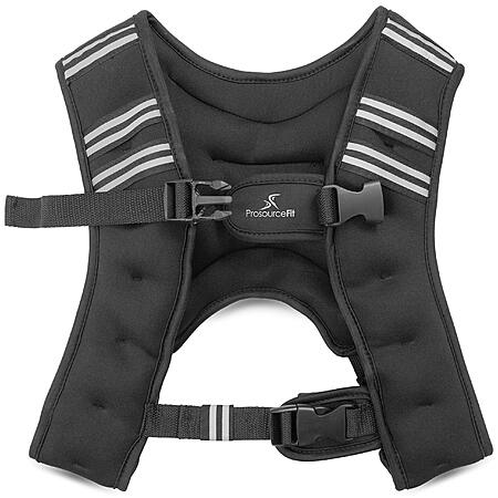 10-Lbs ProsourceFit Exercise Weighted Training Vest (Black) $13.95 + Free Shipping w/ Prime or on $35+