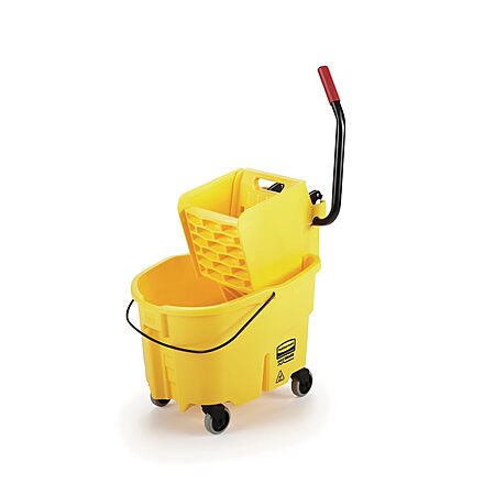26-Quart Rubbermaid Commercial WaveBrake Mop Bucket & Wringer Combo (Yellow) $47.87 + Free Shipping