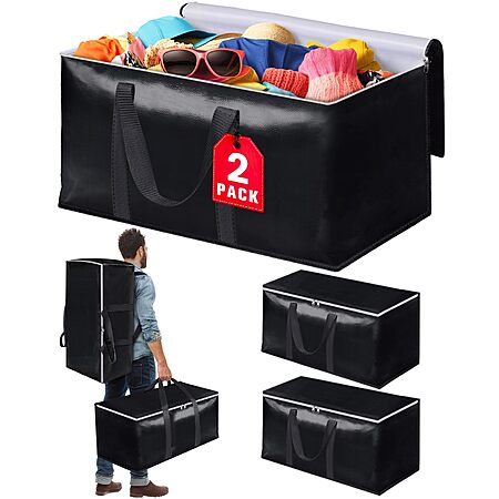 2-Pack StoreHappily 33-Gallon Extra Capacity Moving Bags $9.99 + Free Shipping w/ Prime or on $35+