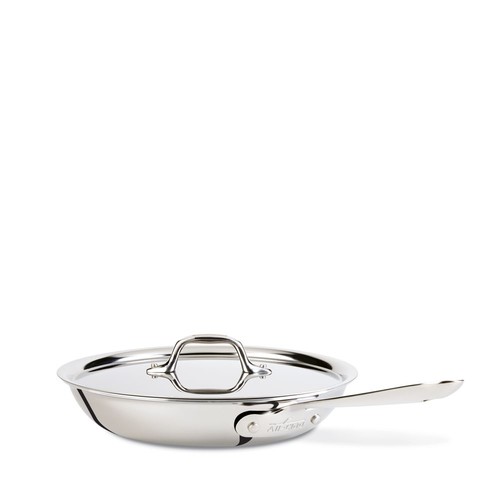 All Clad Tri-Ply Stainless Steel 10-inch Covered Fry Pan