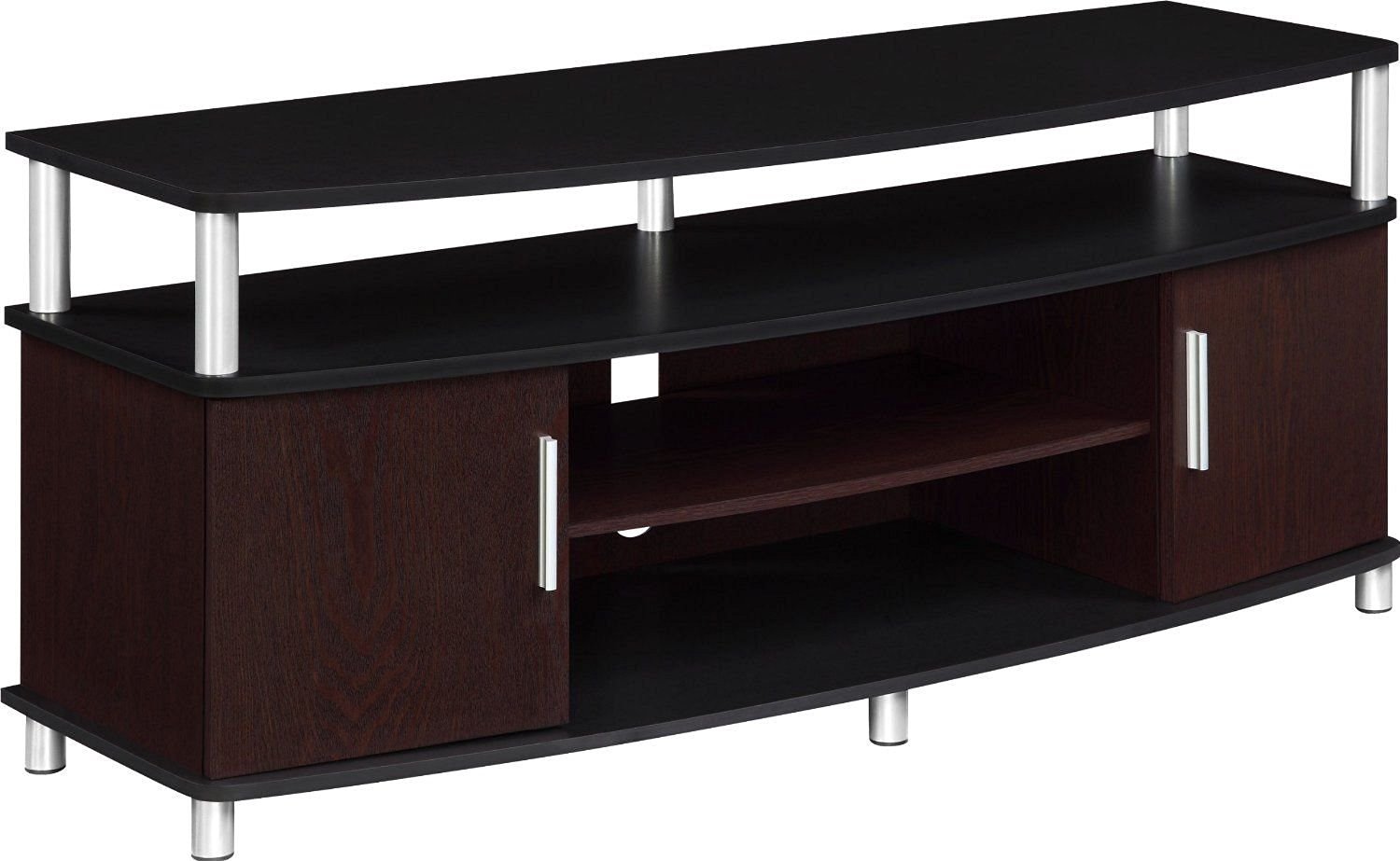Carson TV Stand for TVs Up to 50" (Cherry/Black ...