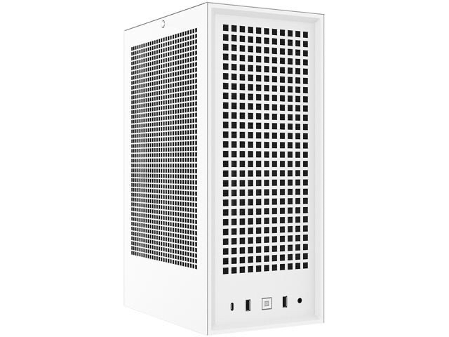 HYTE Revolt 3 Small Form Factor Premium ITX Computer Gaming Case with 700W 80+ Gold SFX Power Supply, White - $180