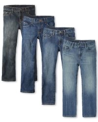 Boys Basic Bootcut Jeans 4-Pack 11.24 with free shipping