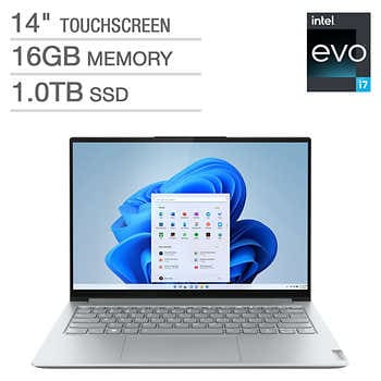 Lenovo Slim 7i 14" Touchscreen Intel Evo Platform Laptop - 12th Gen Intel Core i7-1260P - 2880 x 1800 - Windows 11 | Costco $799