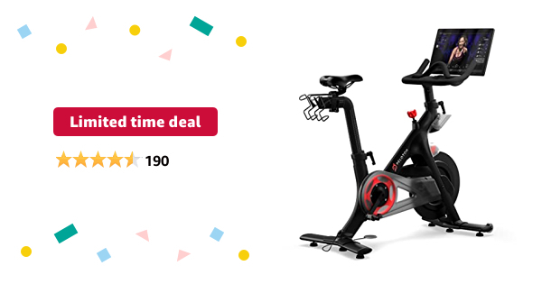 Limited-time deal: Original Peloton Bike | Indoor Stationary Exercise Bike with Immersive 22" HD Touchscreen - $1145