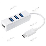 TinyDeal: Type-C USB 3.1 USB-C to 4-Port USB 3.0 High Speed HUB Adapter for Mac - $3.39 Plus Free Shipping