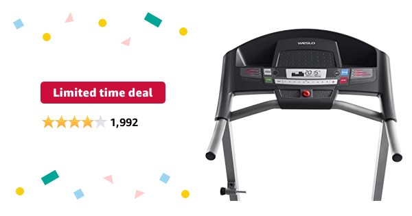 Limited-time deal: Weslo Cadence G 5.9i Cadence Folding Treadmill, Easy Assembly with Bluetooth -$272.10 - $272.10