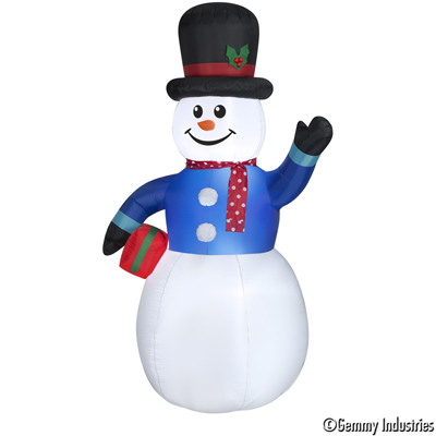 Holiday Time 9ft Snowman Inflatable $25
