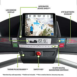 Weslo Cadence G 5.9i Folding Treadmill w Bluetooth Incline 30